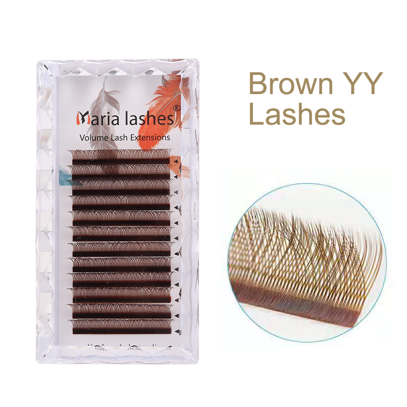 MARIA Bruine YY-vormige wimper - Eyelash Extensions Classic recensie en prijs