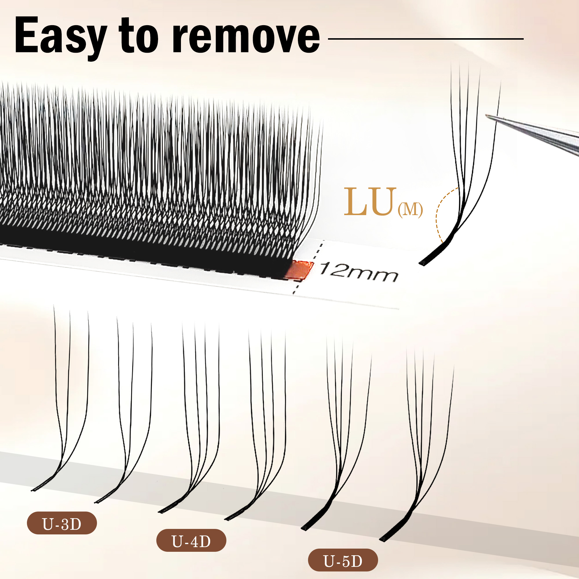 CoMango 3D 4D 5D U-vormige LU- - Eyelash Extensions Classic recensie en prijs