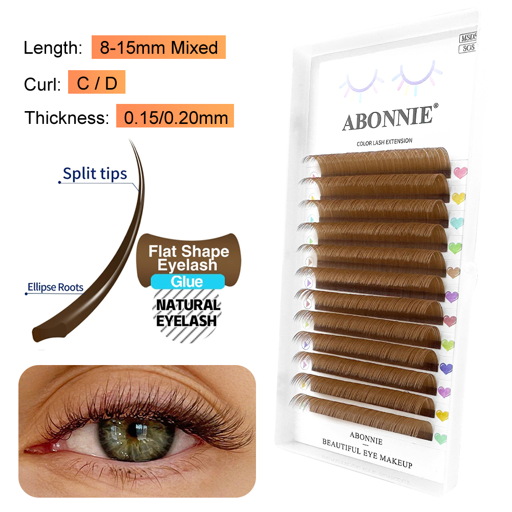 ABONNIE Bruine Ellips Platte W - Eyelash Extensions Classic recensie en prijs