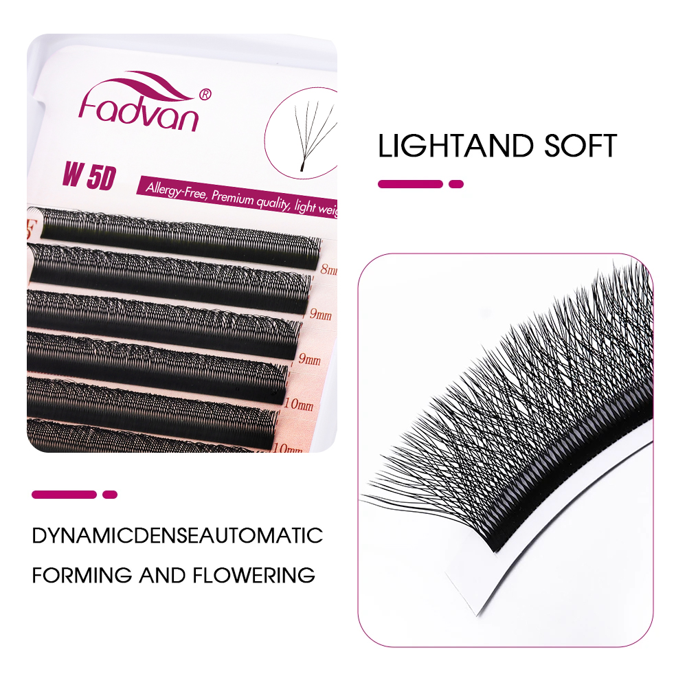 Fadvan 5D W-vormige wimpers zw - Eyelash Extensions Classic recensie en prijs