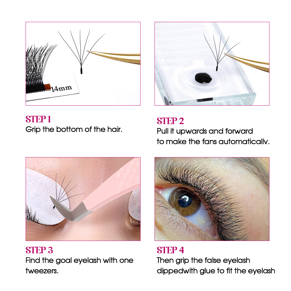 Fadvan 5D W-vormige wimpers zw - Eyelash Extensions Classic recensie en prijs